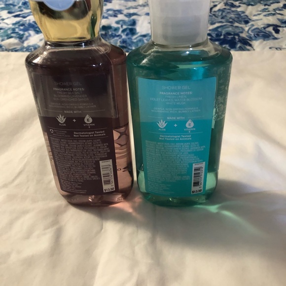 Bundle Of 2 Bath & Body Works Shower Gel NWT Sealed Sea Salt Lavender, Saltwater - Picture 3 of 4